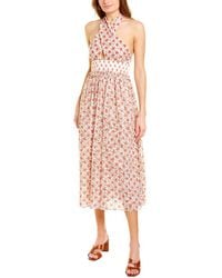 Ash - Mira Halter Maxi Dress - Lyst