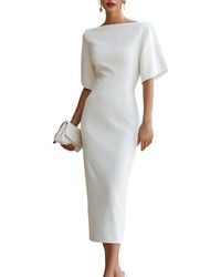 Tedora - Midi Dress - Lyst