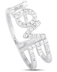 Non-Branded 14k 0.35 Ct. Tw. Diamond Love Ring - Multicolour