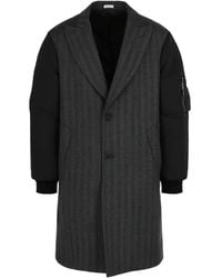 McQueen - Wool Bomber Coat - Lyst