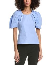 3.1 Phillip Lim - Bloom Sleeve Scoop Neck Top - Lyst