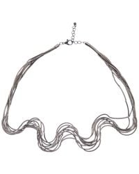 Juvell - 18k Plated Flexible Spaghetti Necklace - Lyst