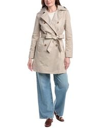 Sam Edelman - Double-Breasted Trench Coat - Lyst