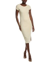 BOSS - Boss Hugo Boss Elira Midi Dress - Lyst