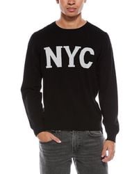 Brodie Cashmere - Nyc Wool & Cashmere-Blend Crewneck Sweater - Lyst