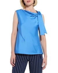 Lyssé - Zulena Bow Tie Neck Top - Lyst