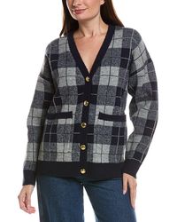 English Factory - Check Cardigan - Lyst