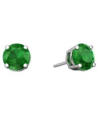 Forever Creations USA Inc. - Signature Collection 14K 1.40 Ct. Tw. Emerald Studs - Lyst