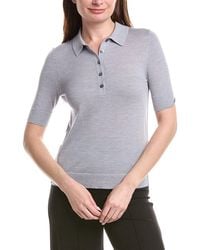BOSS - Fidenka Wool Polo Shirt - Lyst
