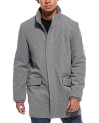 Cole Haan - Cole Haan Wool-Blend Car Coat - Lyst
