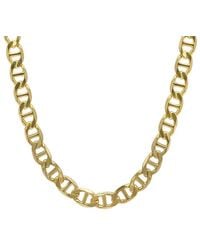 Adornia 14k Plated Mariner Chain Necklace - Metallic