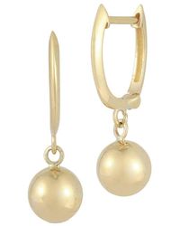 Ember Fine Jewelry - 14k Polished Ball Huggie Earrings - Lyst