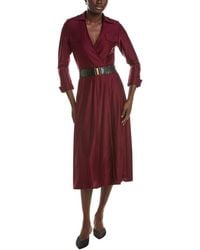 Maison Tara - Long Sleeve Midi Dress - Lyst