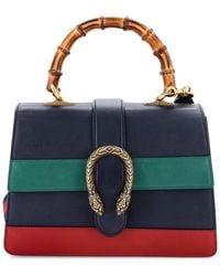 Gucci - Leather Dionysus Bamboo Top Handle Bag Colorblock Medium (Authentic Pre-Loved) - Lyst