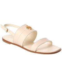 Tory Burch - Mini Everly Back Strap Leather Sandal - Lyst