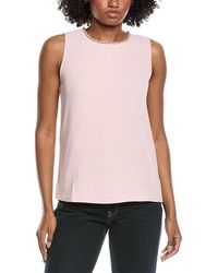 Gracia - Chain Neckline Top - Lyst