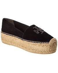 Tory Burch - Everly Suede Platform Espadrille - Lyst