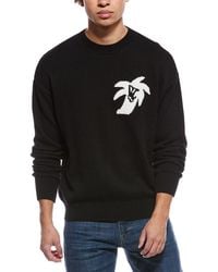 Palm Angels - Wool & Cashmere-Blend Crewneck Sweater - Lyst