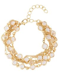 Saachi - Glass Multi Layer Bracelet - Lyst