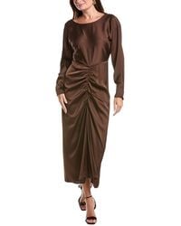 Taylor - Long Sleeve Midi Dress - Lyst