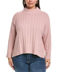 Eileen Fisher - Plus Turtleneck Cashmere-Blend Sweater - Lyst