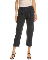 Mother - The Inside Out Ankle Faded Black Straight Jean - Lyst