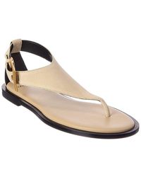 Balmain - Anthem Suede Sandal - Lyst
