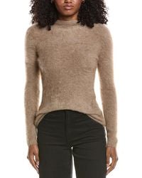 Tahari - Mock Neck Cashmere Sweater - Lyst