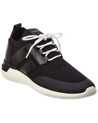 Tod's - Sportivo Light Knit & Leather Sneaker - Lyst