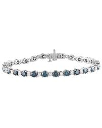 Lab Grown Diamonds - 14K.00 Ct. Tw. Lab-Grown Diamond Fashion Bracelet - Lyst