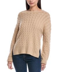 Theory - Karina Cable Wool & Cashmere-Blend Sweater - Lyst