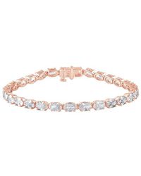 Lab Grown Diamonds - 14K Rose 10.01 Ct. Tw. Lab Grown Diamond Bracelet - Lyst