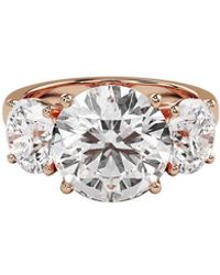 Lab Grown Diamonds - 14K Rose 4.80 Ct. Tw. Lab-Grown Diamond Ring - Lyst