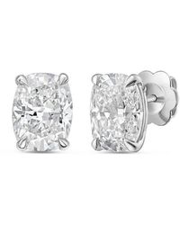 Diana M. Jewels - Diana M. 14K 12.00 Ct. Tw. Lab-Grown Diamond Stud Earrings - Lyst