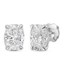 Diana M. Jewels - Diana M. 14K 12.00 Ct. Tw. Lab-Grown Diamond Stud Earrings - Lyst