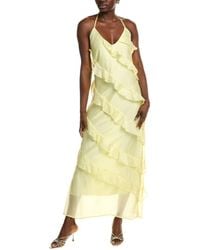 IPPONELLI - Tiered Ruffle Maxi Dress - Lyst