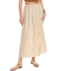 Bella Dahl - High Waist Linen Maxi Skirt - Lyst