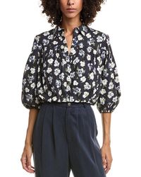 Cinq À Sept - Mini Tossed Poppies Elysa Top - Lyst