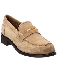 Dior - Logo Suede Loafer - Lyst