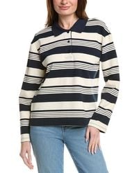 English Factory - Striped Polo Shirt - Lyst