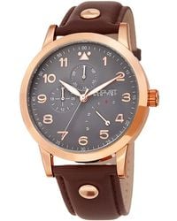 August Steiner - Leather With Studs Watch - Lyst