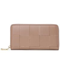 Tiffany & Fred Paris - Top-Grain Woven Leather Wallet - Lyst