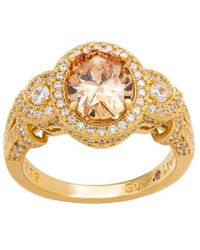 Suzy Levian CZ Jewelry - Suzy Levian Cz Cocktail Ring - Lyst