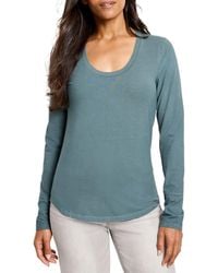 NIC+ZOE - Long Sleeve Scoop Neck T-Shirt - Lyst