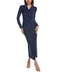 BGL - Wool-Blend Midi Dress - Lyst