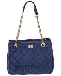 Isabella Rossetti - Ravenna Suede Handbag - Lyst