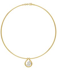 Lab Grown Diamonds - 18K Over 1.30 Ct. Tw. Lab-Grown Diamond Necklace - Lyst