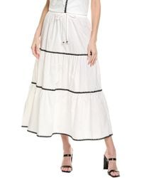 FLORA BEA NYC - Rimaro Midi Skirt - Lyst