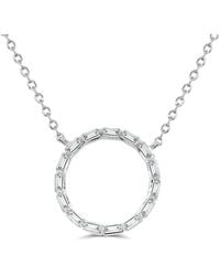 Sabrina Designs - 14K 0.18 Ct. Tw. Diamond Circle Necklace - Lyst