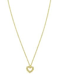 Italian Gold - 14K 0.06 Ct. Tw. Diamond Necklace - Lyst